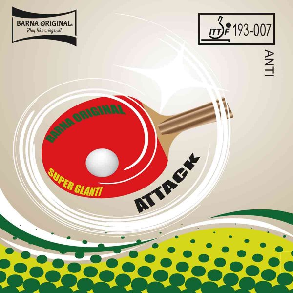 andro, Barna, der-m, Nittaku, Tibhar, Donic, DHS och Yasaka påfyllda.